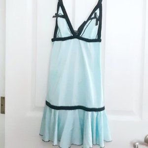 Baby Blue One Piece w/ Velcro Nip Covers